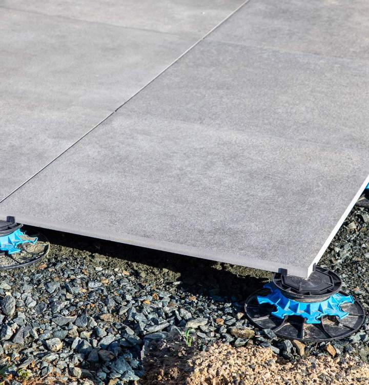 Aménagement terrasse  avec dalles sur plots Strasbourg